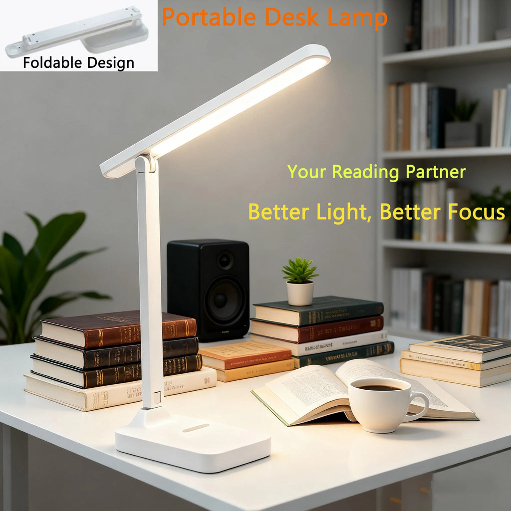 Lámpara LED Farondo — Plegable, Regulable y con Carga USB