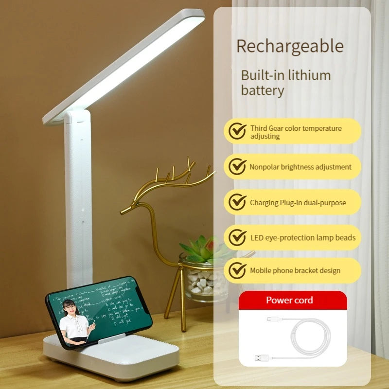 Lámpara LED Farondo — Plegable, Regulable y con Carga USB